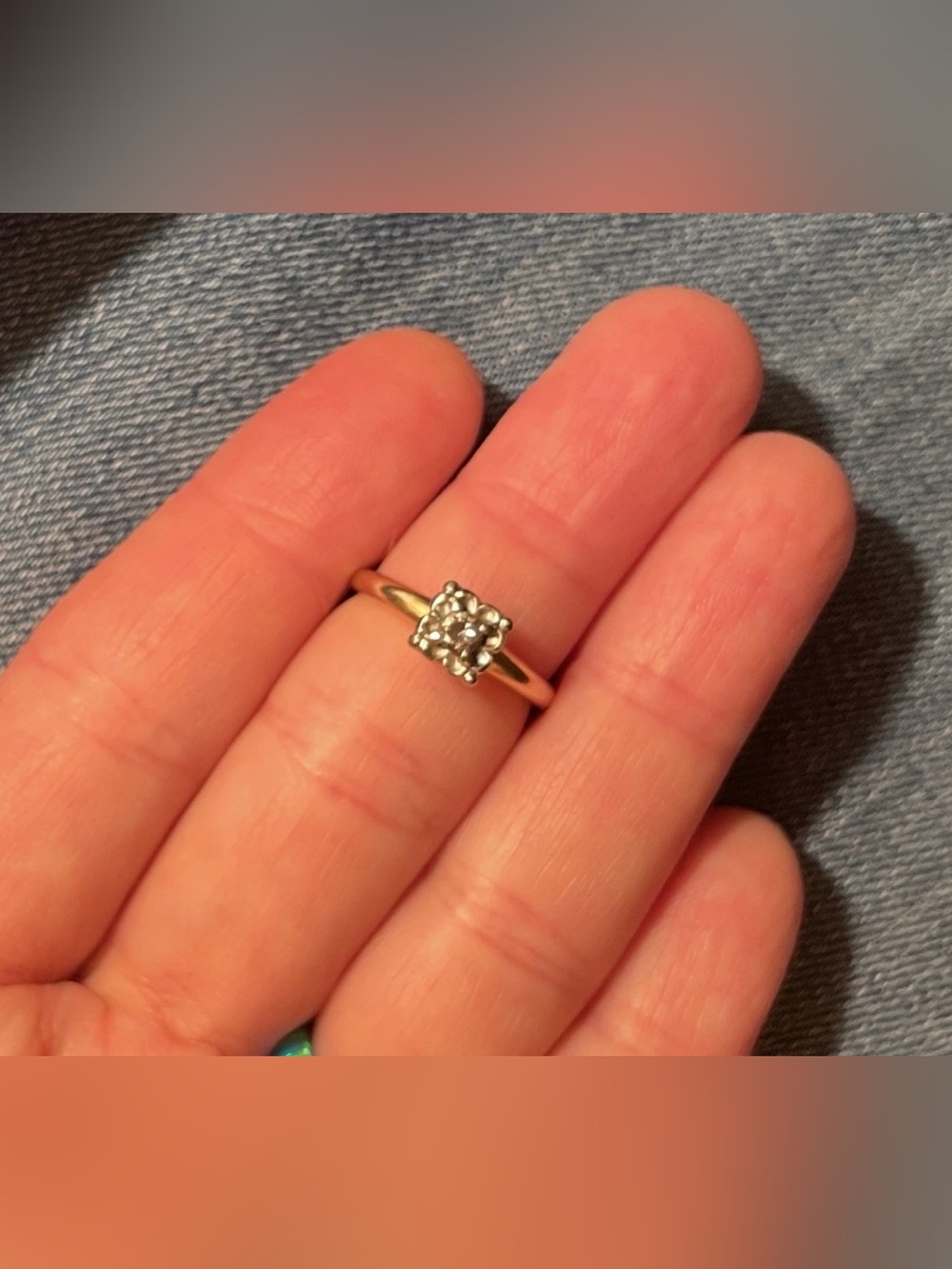 1940's Diamond Engagement Ring